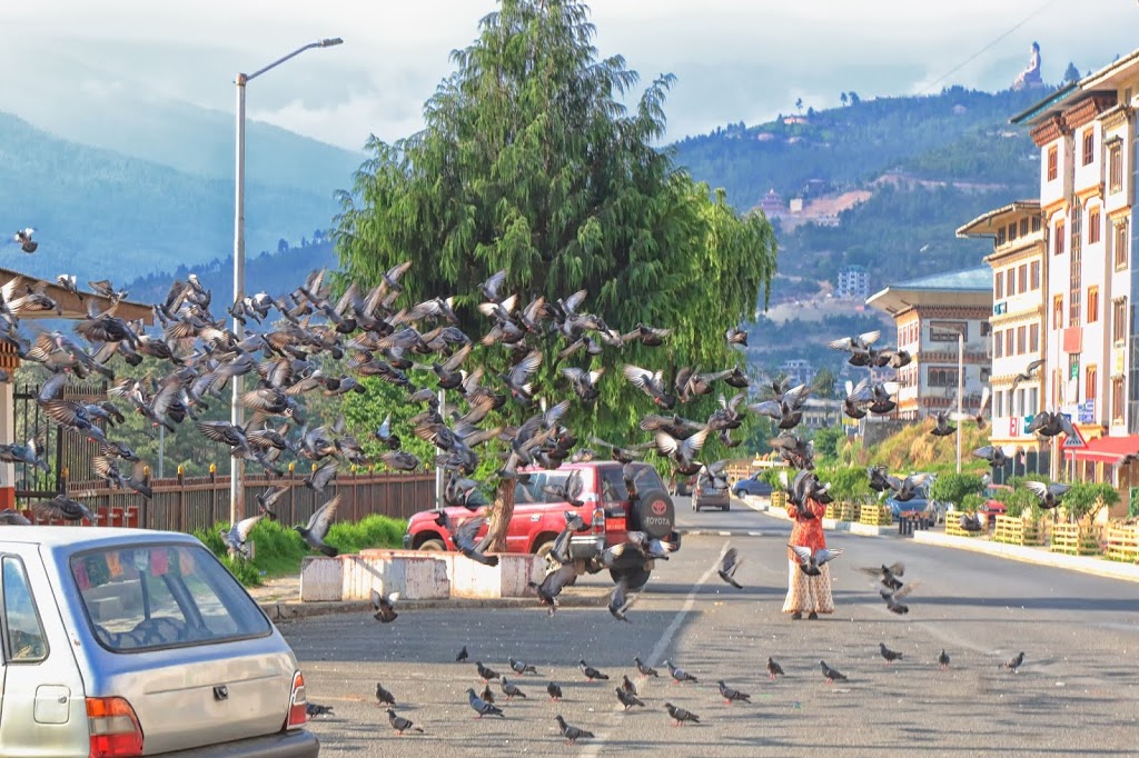 Image of a street in Thimphu