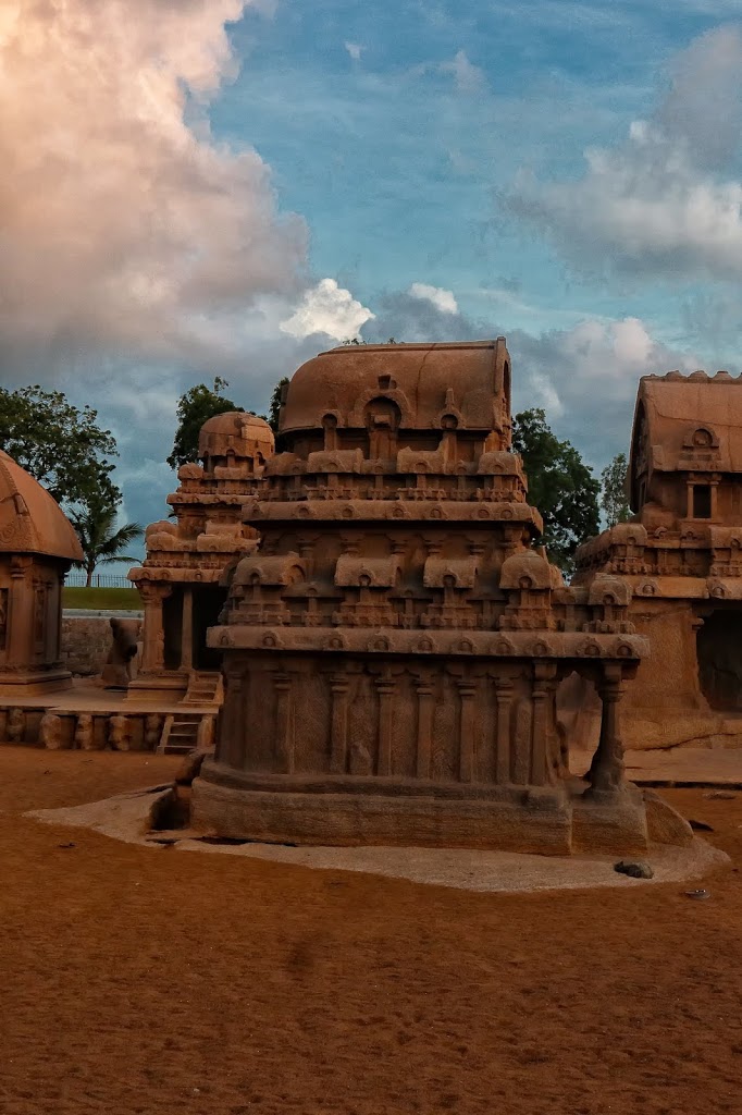 Nakula Sahadeva Ratha inside Five Chariots Complex in Mahabalipuram