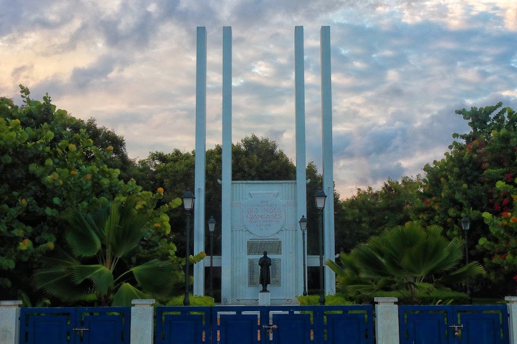 French War Memorial in Pondicherry in India