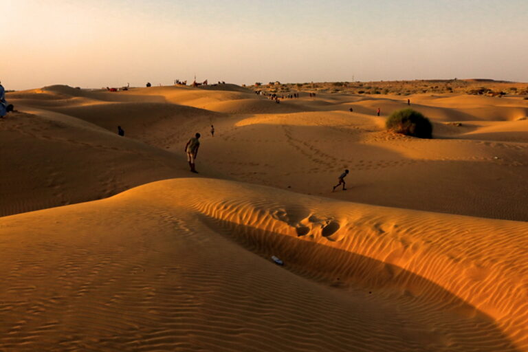 Staying In A Desert Camp Beside Sam Sand Dunes Near Jaisalmer | Things ...