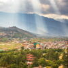 Divine rays on the valley