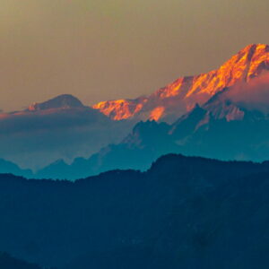 Panorama of Kanchenjungha Range